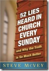 52 lies heard in church every sunday